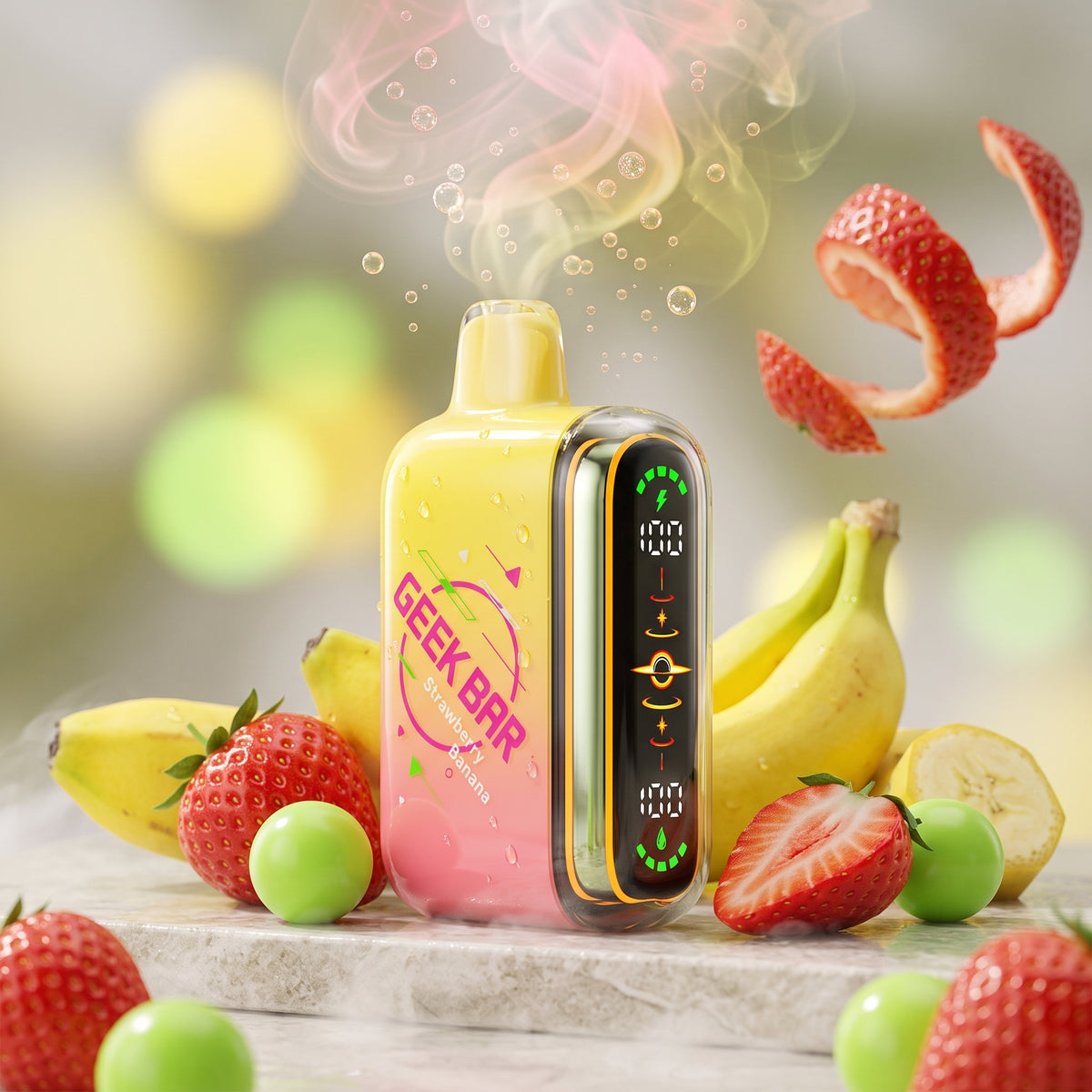 Strawberry Banana,Geek-Bar 2 Single 25K