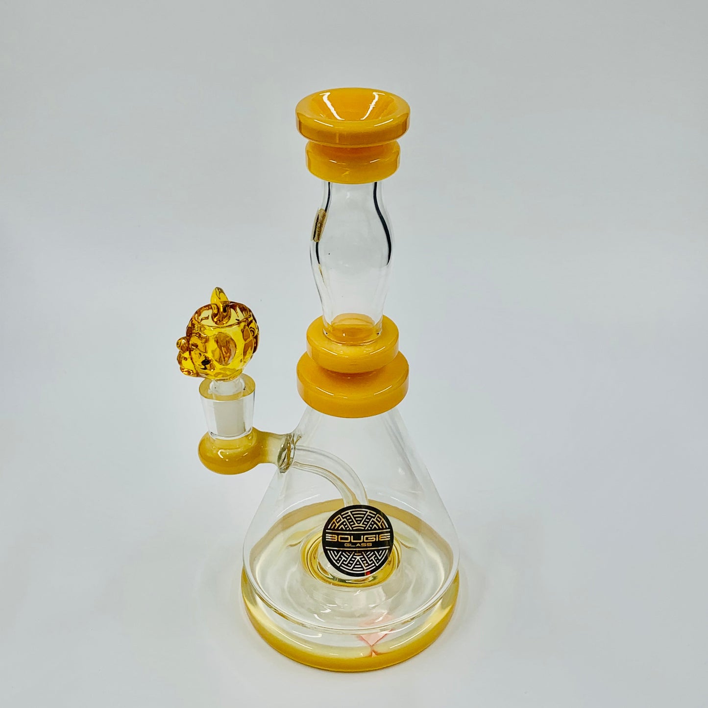 BOUGIE 10'' YELLOW BEAKER BONG