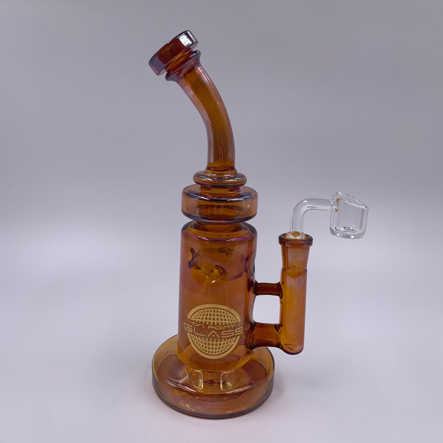 ON POINT GLASS 9.5" FUMED COLOR