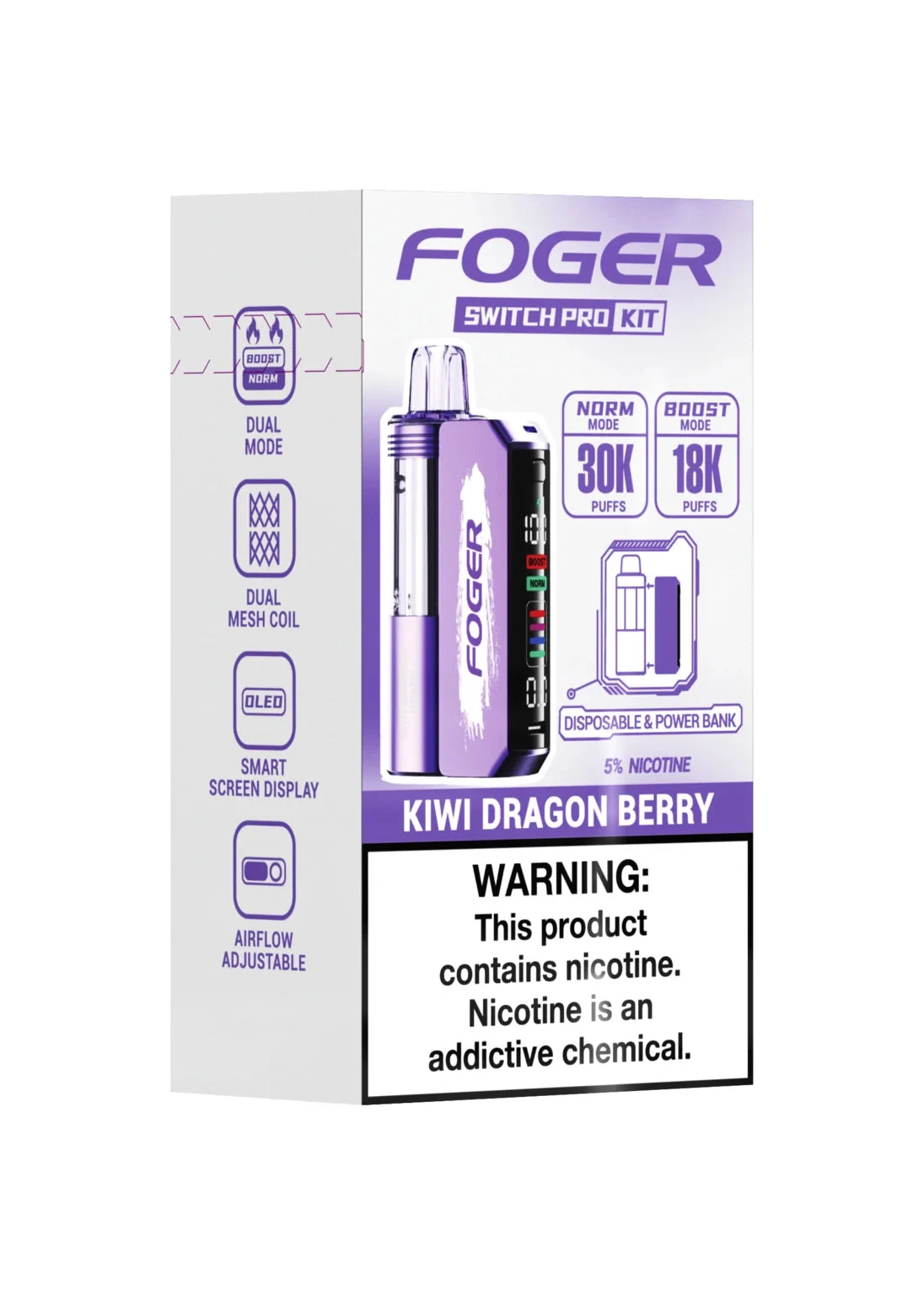 Foger Switch Pro 30K Kiwi Dragon Berry