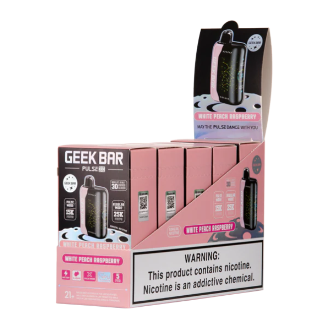 Geek Bar X White Peach Raspberry