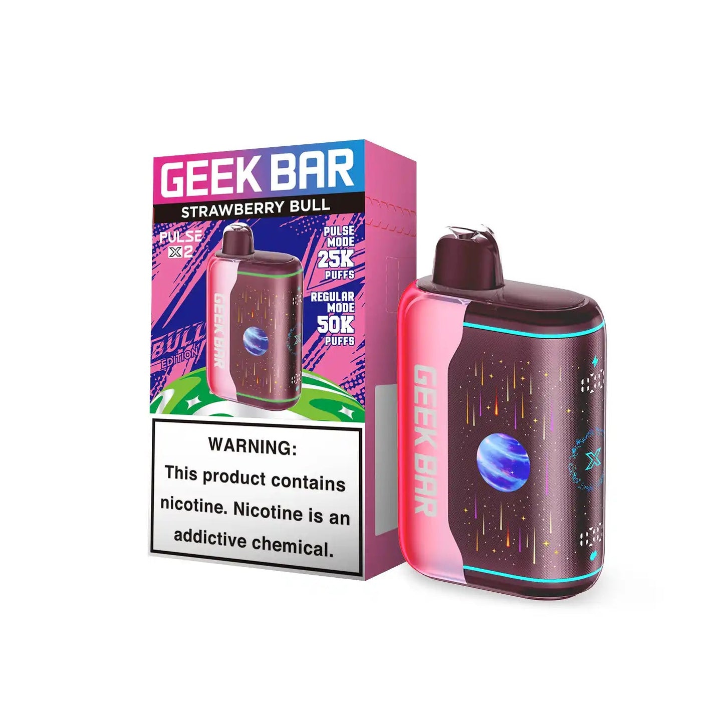 Geek Bar X 2 50K Strawberry Bull