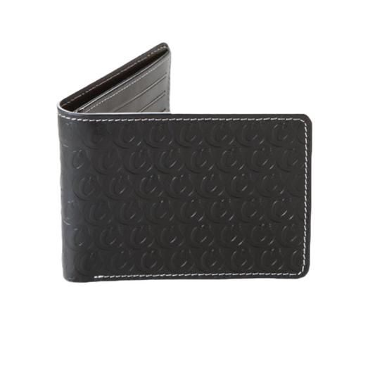 COOKIES Leather Monogram Wallet