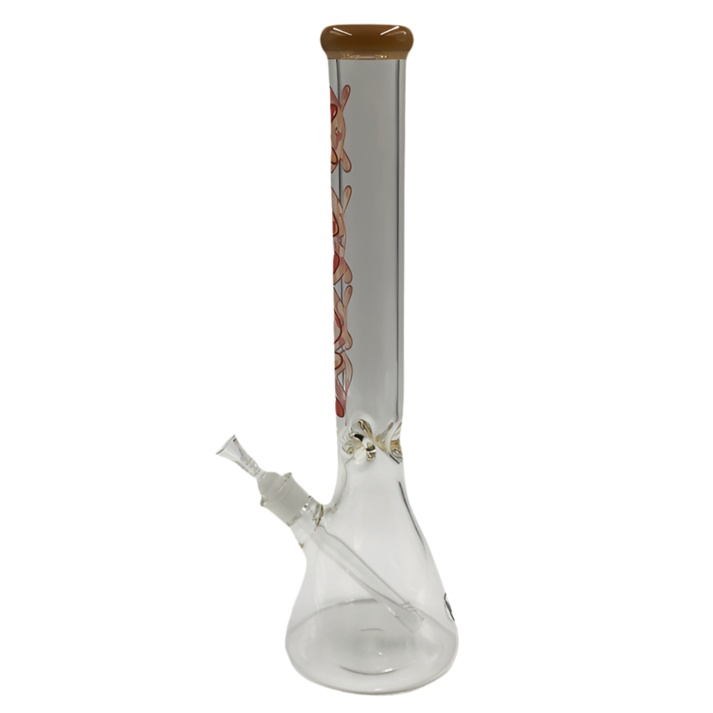 MAV 18" x 9mm  RED CAMO SLAB BEARKER BONG