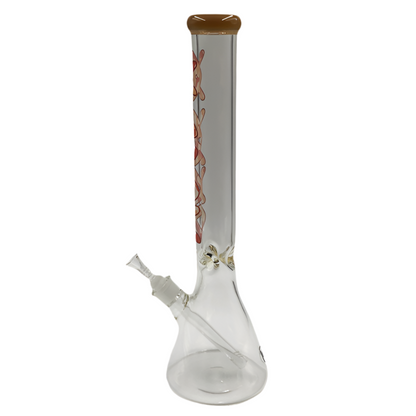 MAV 18" x 9mm  RED CAMO SLAB BEARKER BONG