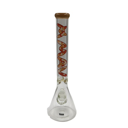 MAV 18" x 9mm  RED CAMO SLAB BEARKER BONG