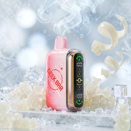 White Gummy Ice,Geek-Bar 2 Single 25K