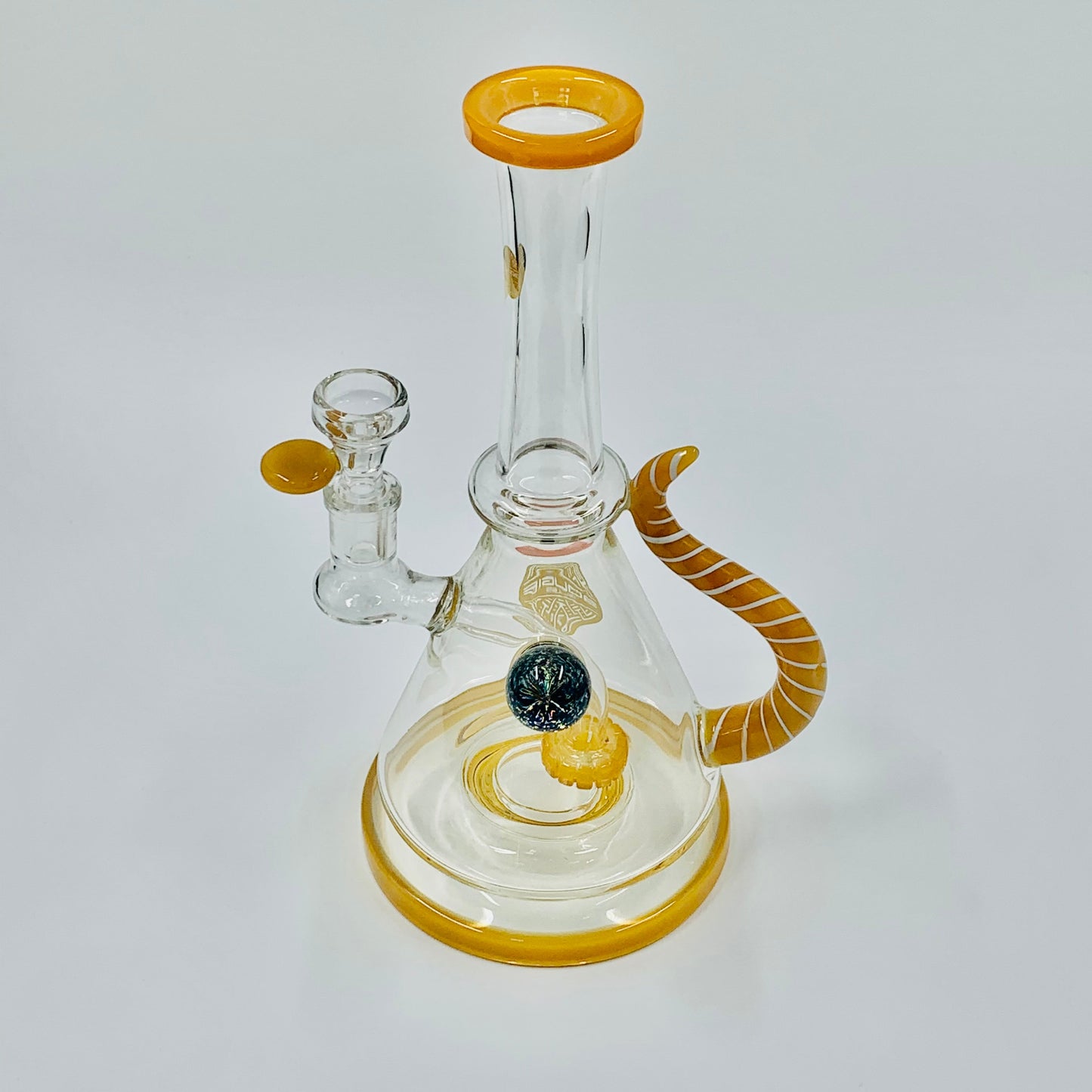 BOUGIE 10'' YELLOW FLOATING BEAKER BONG