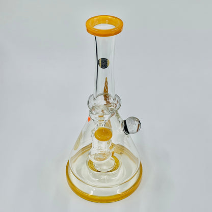 BOUGIE 10'' YELLOW FLOATING BEAKER BONG