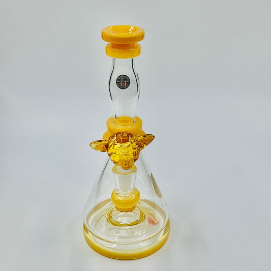 BOUGIE 10'' YELLOW BEAKER BONG