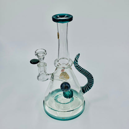 BOUGIE 10'' GREEN FLOATING BEAKER BONG
