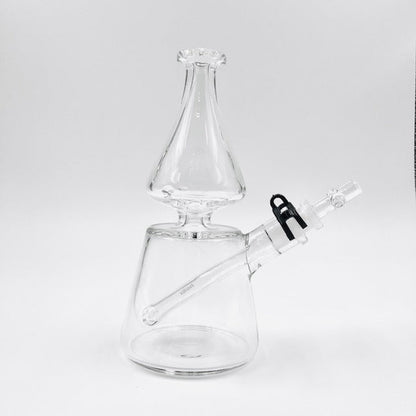 HELIX CLEAR BEAKER BASE WATER PIPE