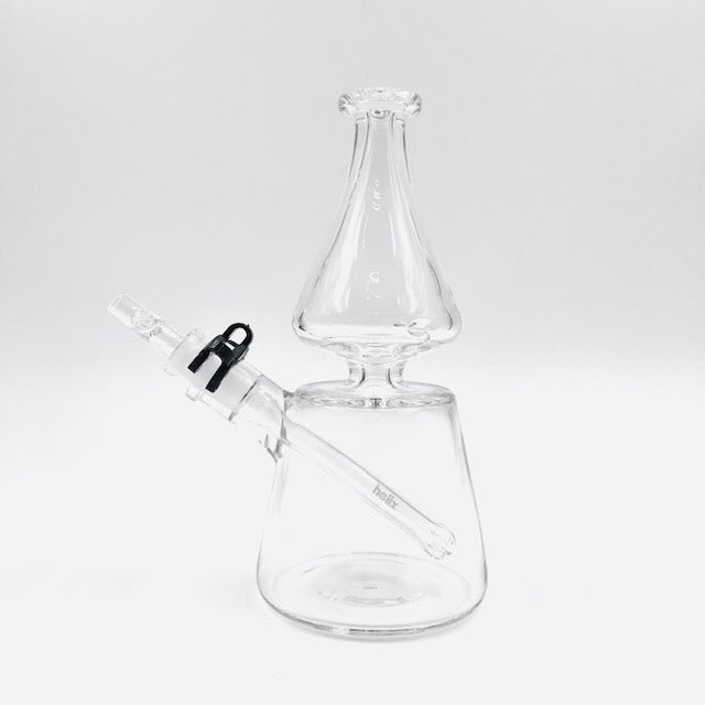 HELIX CLEAR BEAKER BASE WATER PIPE