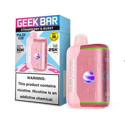 Geek Bar X 2 50K Strawberry B Burst