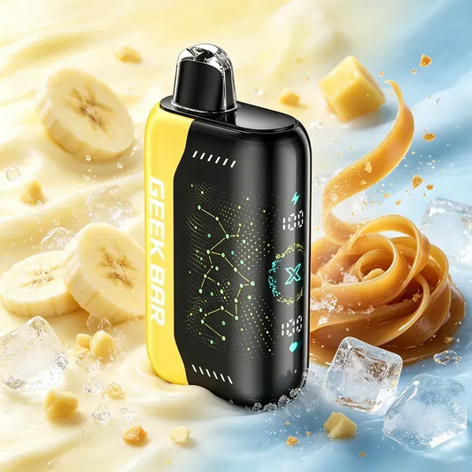 Banana Taffy Freeze,Geek-Bar Single 25K