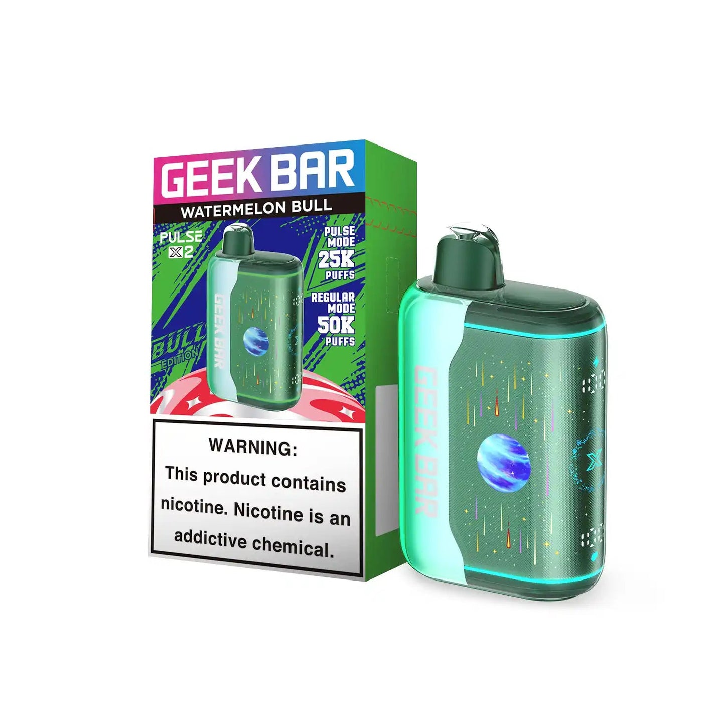 Geek Bar X 2 50K Watermelon Bull